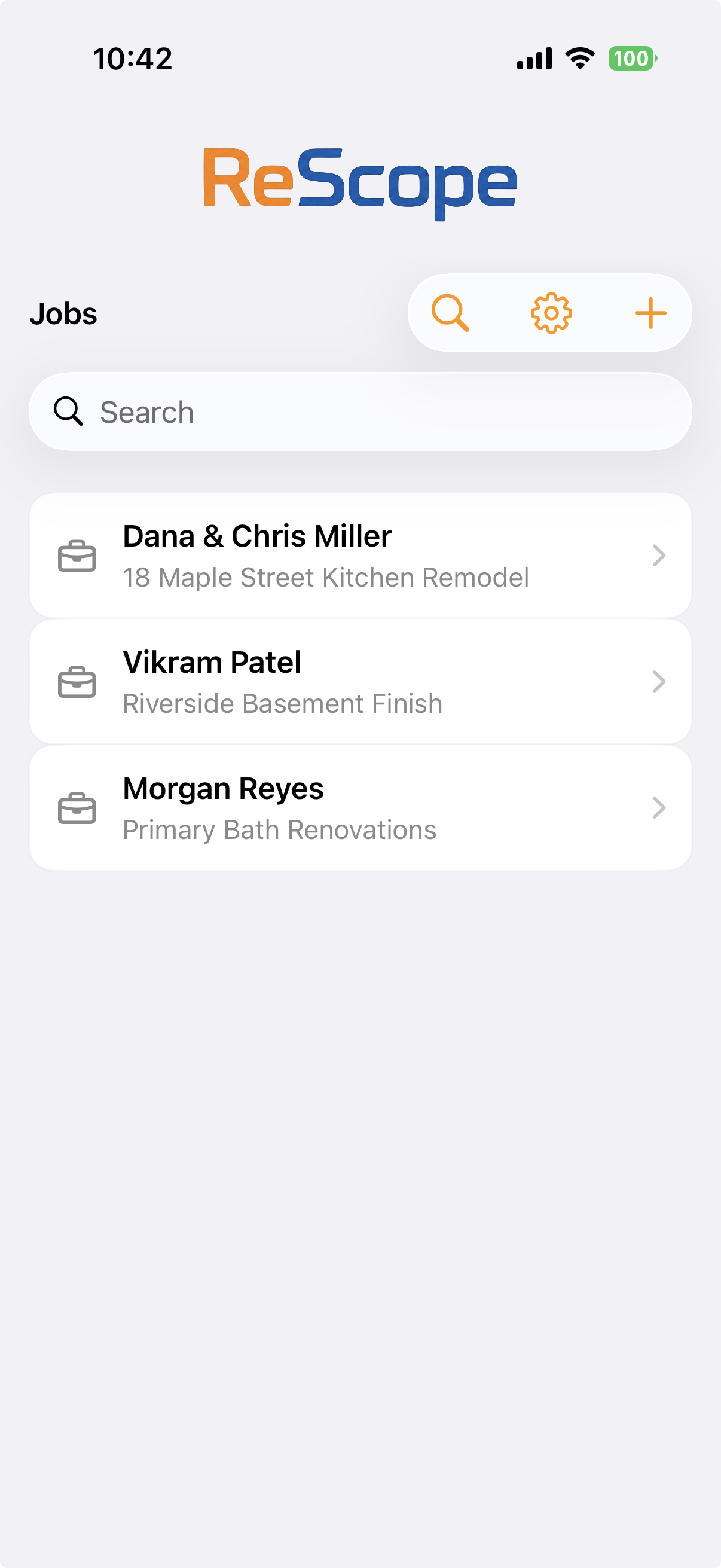 ReScope Jobs screenshot